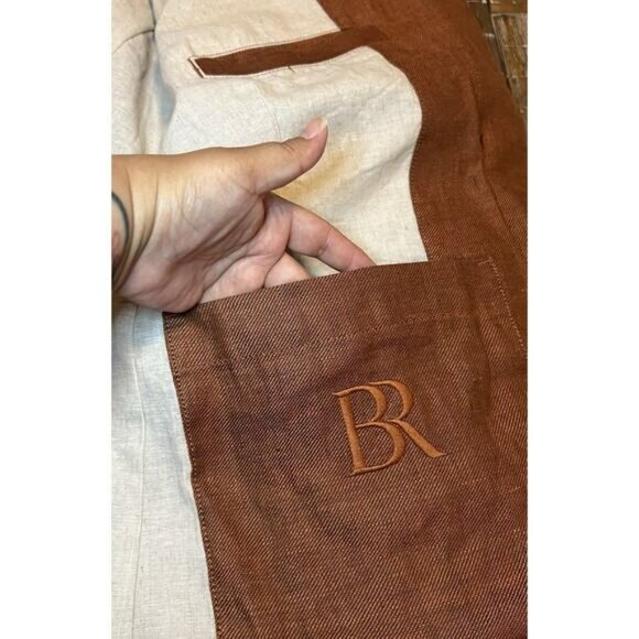 Banana Republic Women’s Arielle Linen Blend Jacket Size Large EUC - Picture 10 of 14